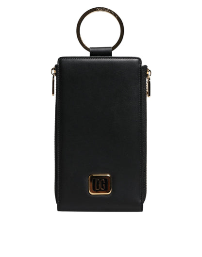 Dolce & Gabbana Leather Cardholder Wallet - Black
