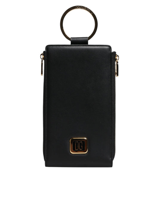 Dolce & Gabbana Leather Cardholder Wallet - Black