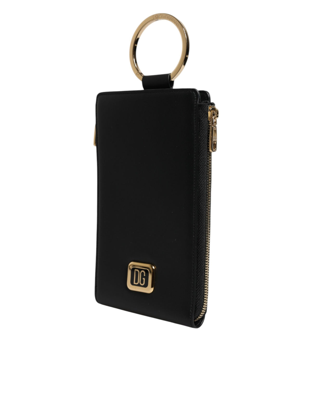 Dolce & Gabbana Leather Cardholder Wallet - Black