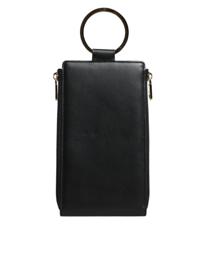 Dolce & Gabbana Leather Cardholder Wallet - Black