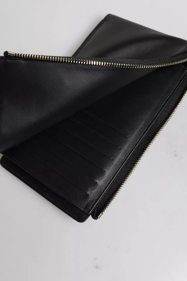 Dolce & Gabbana Leather Cardholder Wallet - Black