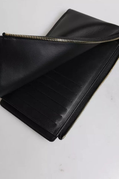 Dolce & Gabbana Leather Cardholder Wallet - Black