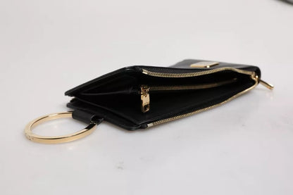 Dolce & Gabbana Leather Cardholder Wallet - Black