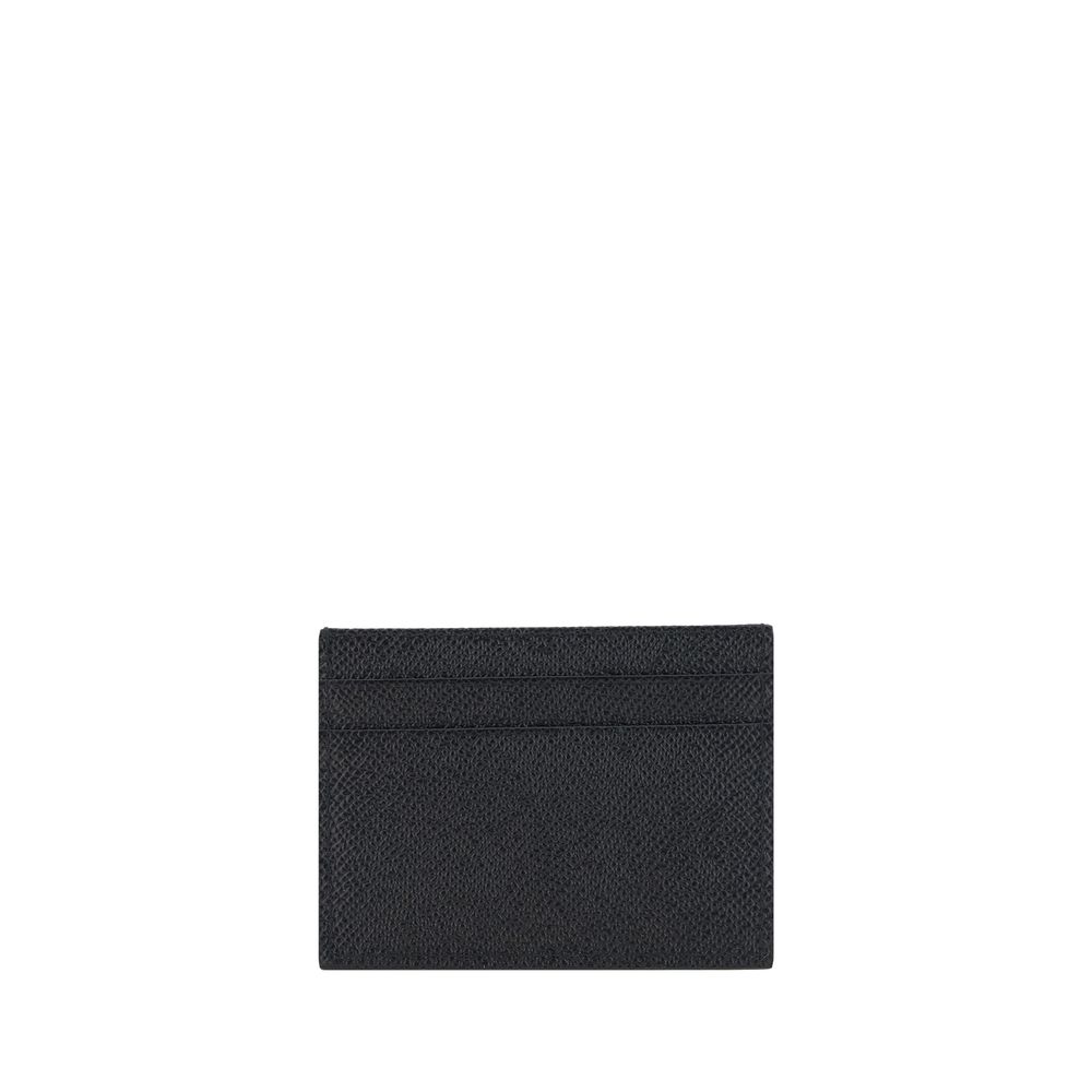 Dolce & Gabbana Black Calfskin Card Holder