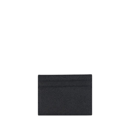 Dolce & Gabbana Black Calfskin Card Holder
