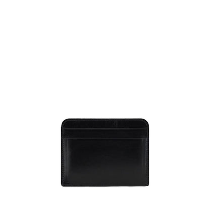 Chloé Black Leather Logoed Card Holder