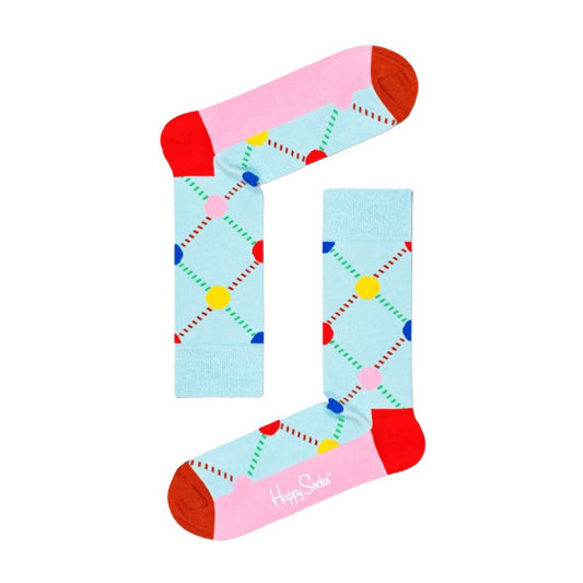 Happy Socks Blue Cotton Women's Socks