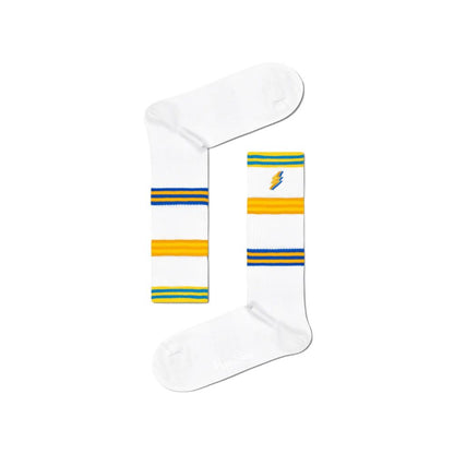 Happy Socks White Cotton Women's Socks