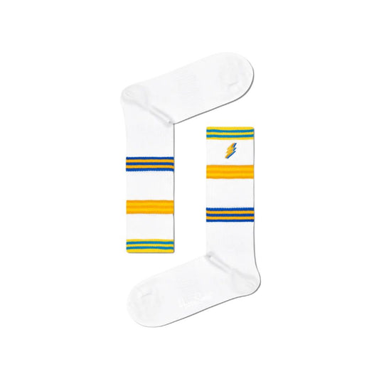 Happy Socks White Cotton Women's Socks