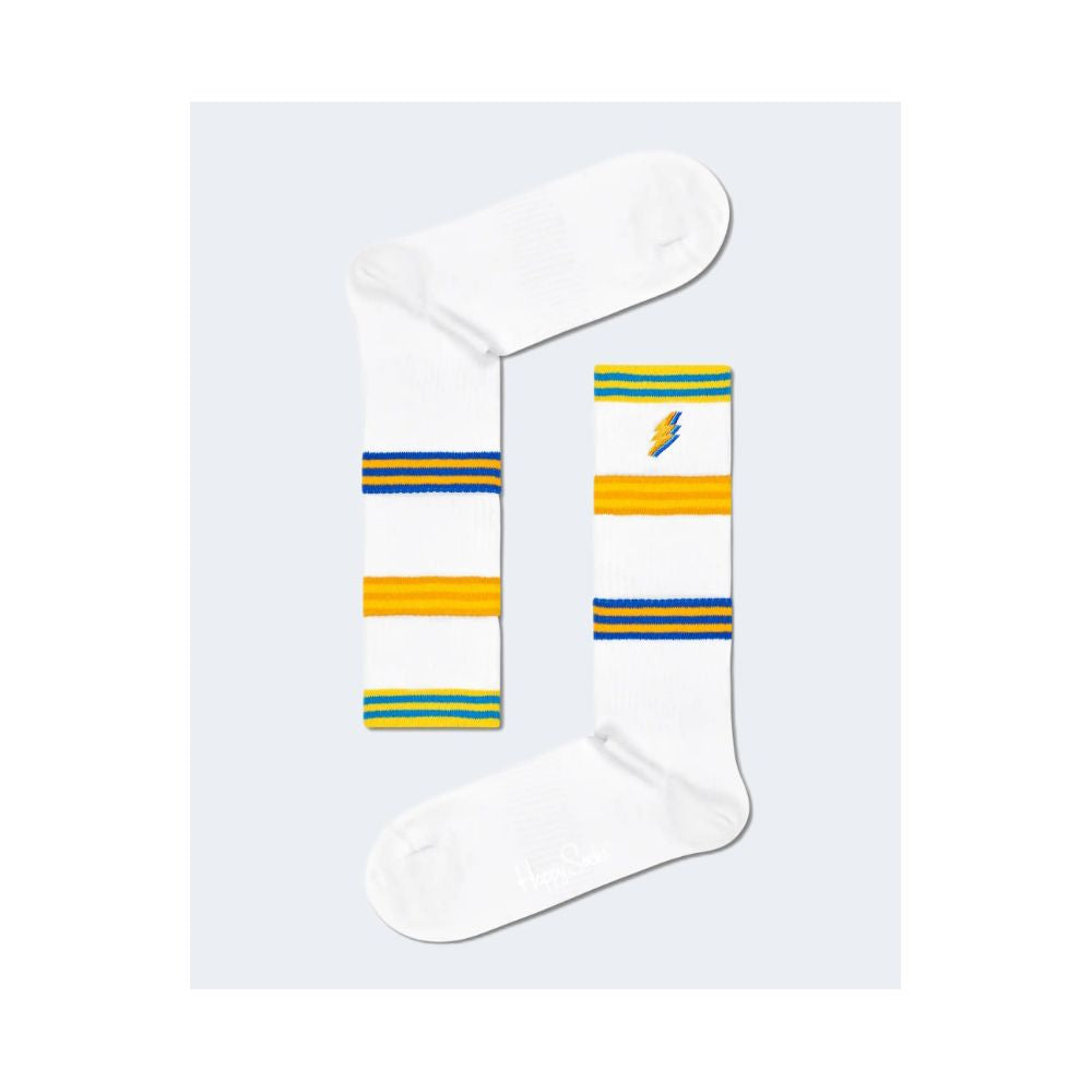 Happy Socks White Cotton Women's Socks