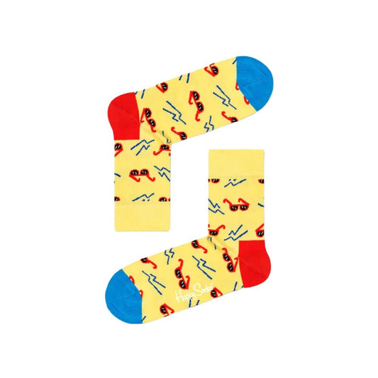 Happy Socks Yellow Cotton Women's Socks