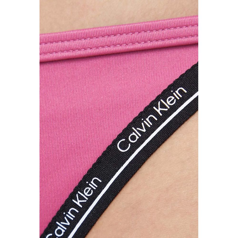 Calvin Klein Jeans Pink Polyester Swim Brief