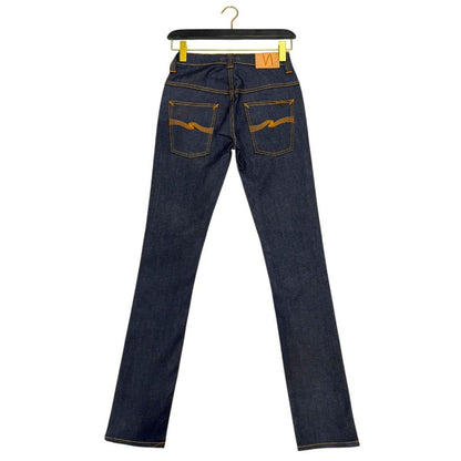 Nudie Jeans Essence Women's Slim Stretch Denim Cotton Jeans - Blue