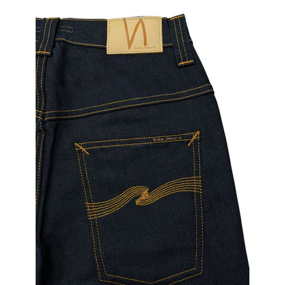 Nudie Jeans Essence Women's Slim Stretch Denim Cotton Jeans - Blue