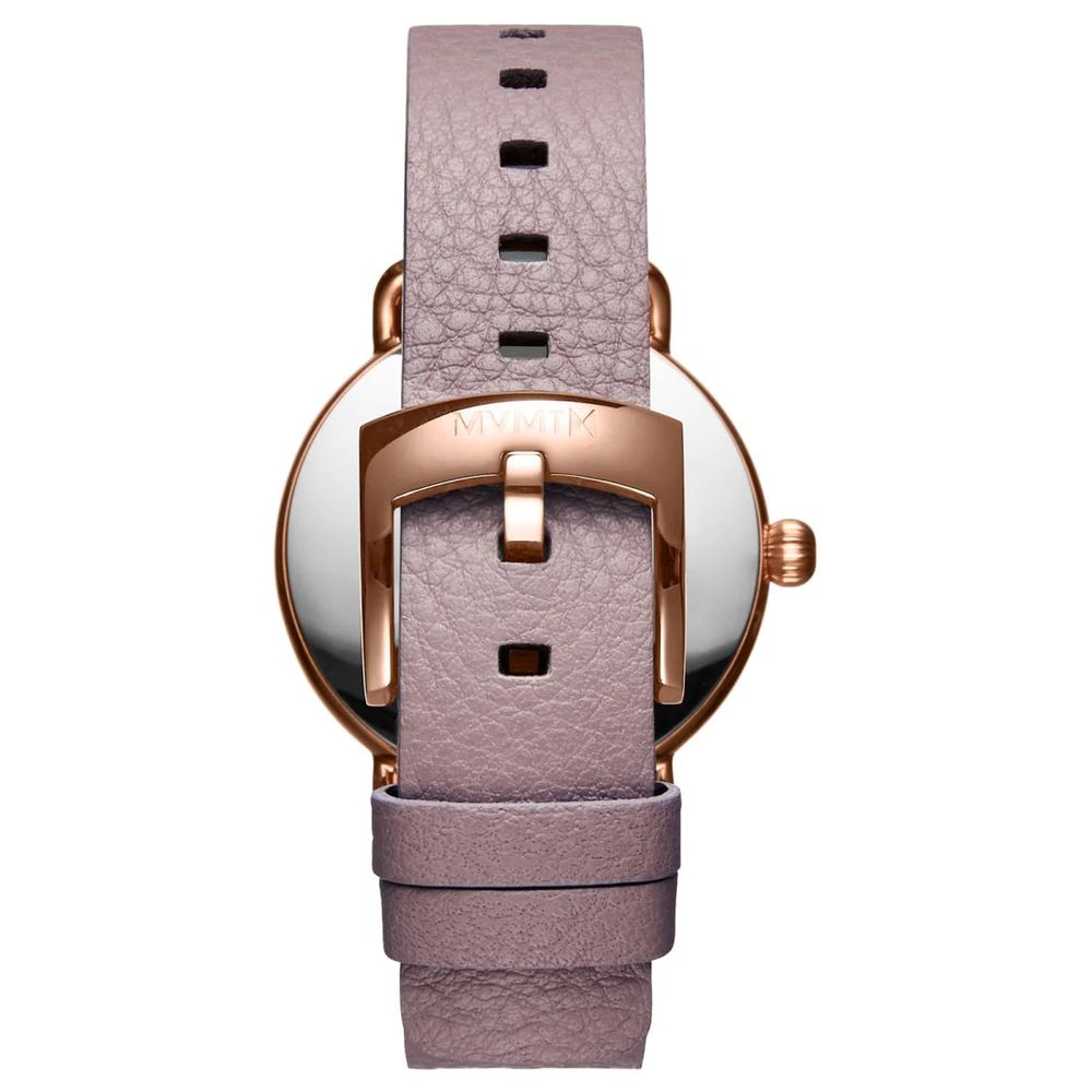MVMT DFR01RGPU Purple Leather Watch