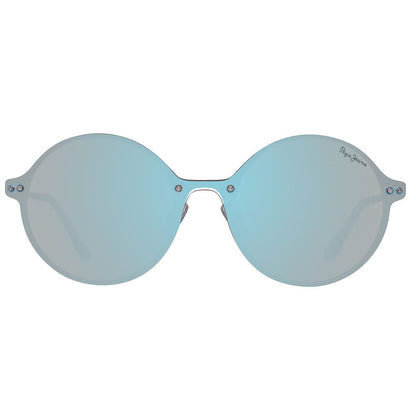 Pepe Jeans PJ5135C4140 Blue Unisex Sunglasses with Mirrored Polarized Lens