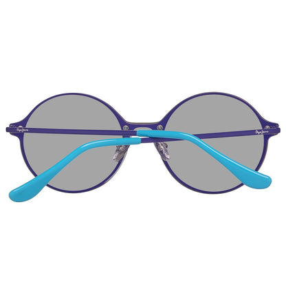 Pepe Jeans PJ5135C4140 Blue Unisex Sunglasses with Mirrored Polarized Lens