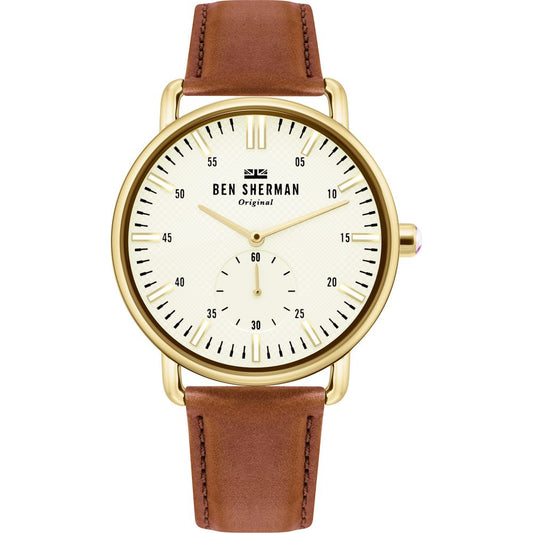 Ben Sherman WB033TG Brown Leather Watch