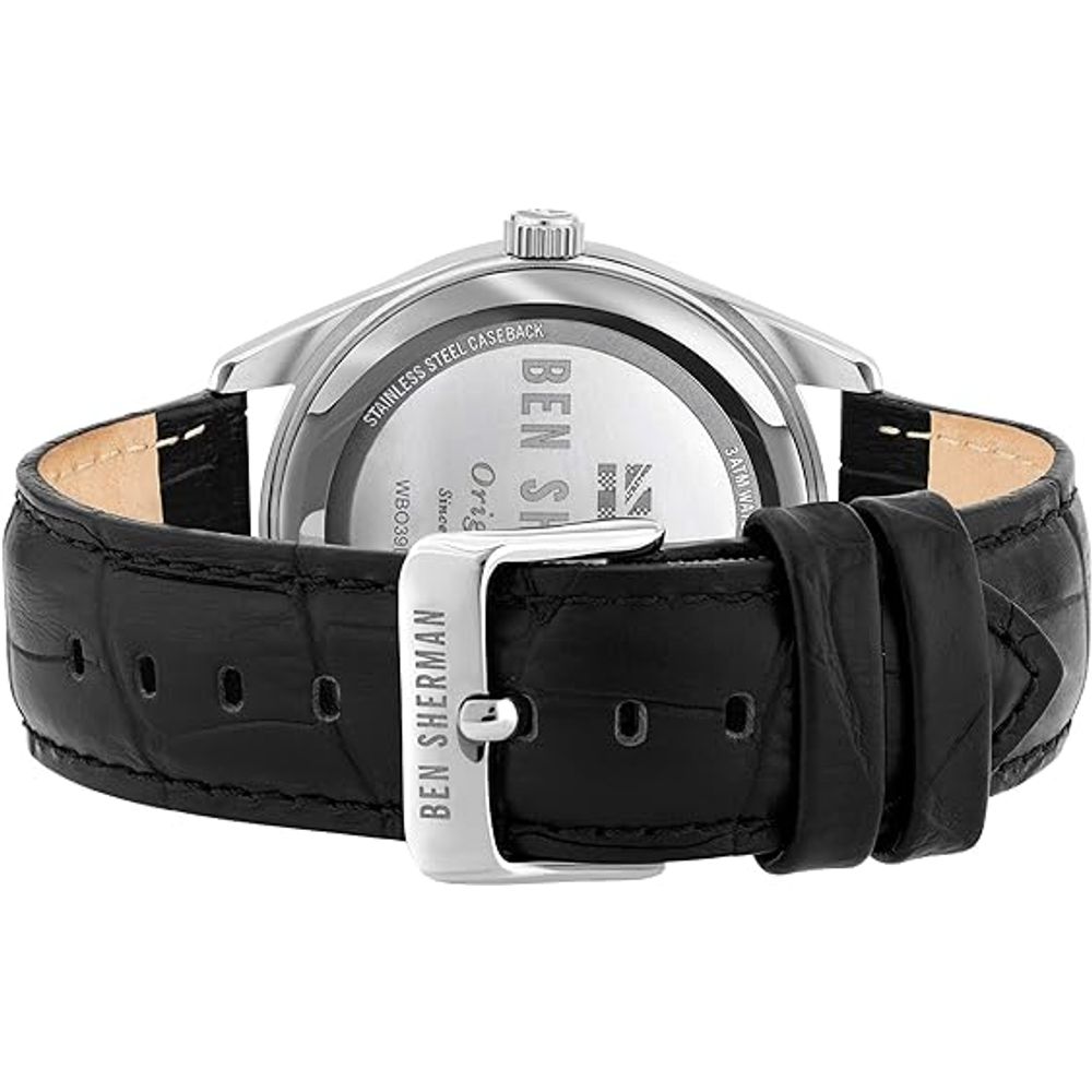 Ben Sherman WB039UB Black Leather Watch