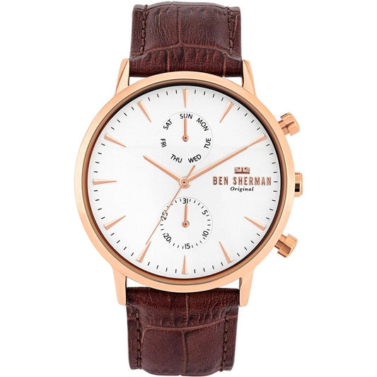 Ben Sherman Brown Leather WB041TRG Men's Watch
