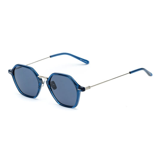 Belstaff ALBEEAZULW Blue Unisex Sunglasses with Polarized Lens