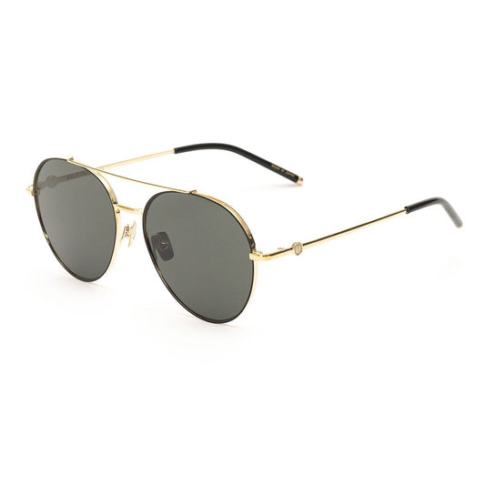 Belstaff MAGNUMDORADONEGRO Gold Unisex Sunglasses with Polarized Lens