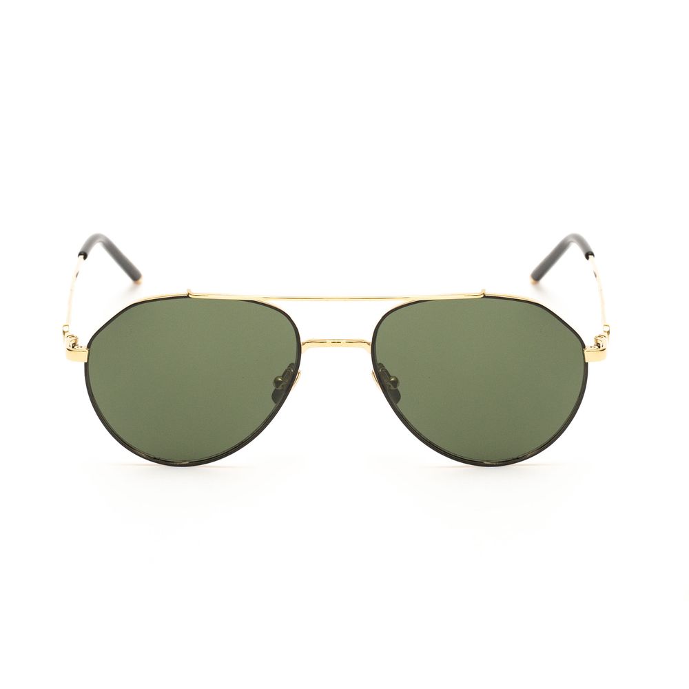Belstaff ROADMASTERDORADONEGROW Gold Unisex Sunglasses with Polarized Lens