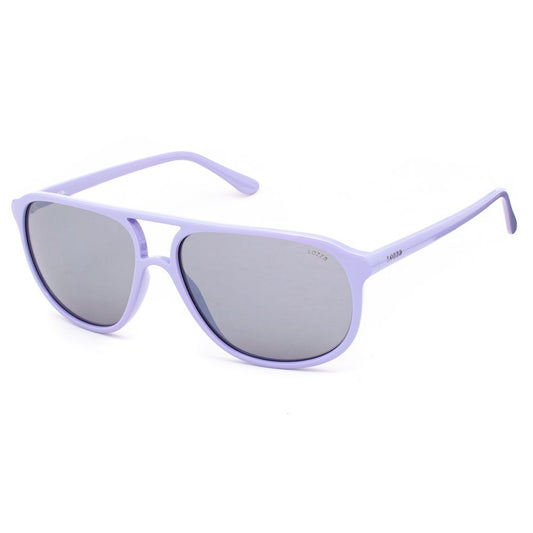 Lozza SL1872W5806T3 Beige Unisex Sunglasses with Mirrored Polarized Lens