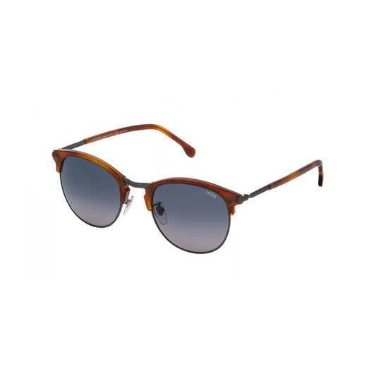 Lozza SL2293M627Y Brown Unisex Sunglasses with Gradient Polarized Lens