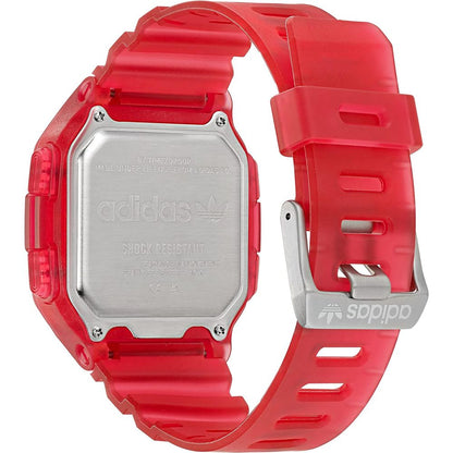 Adidas Red Resin AOST22051 Ladies Watch