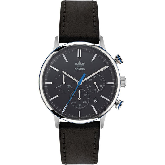 Adidas AOSY22013 Black Leather Watch