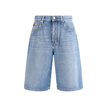 Jacob Cohen Blue Wash Denim Shorts