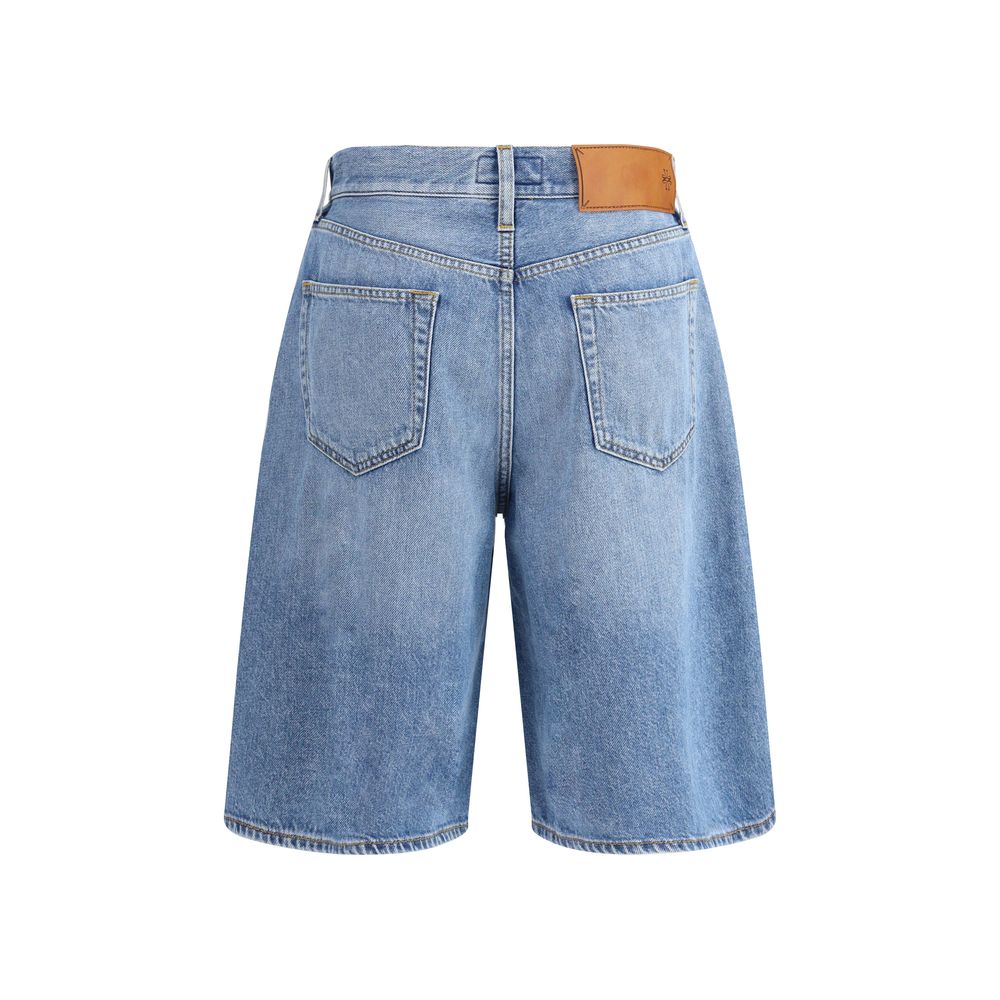 Jacob Cohen Blue Wash Denim Shorts