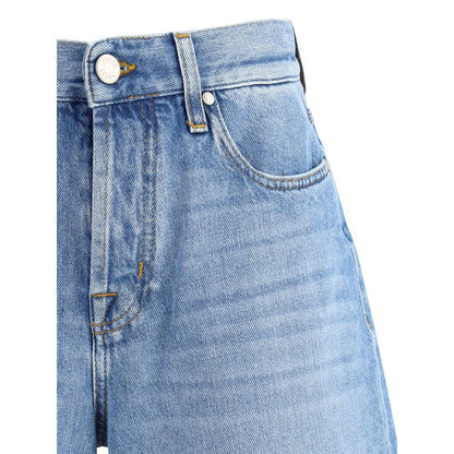 Jacob Cohen Blue Wash Denim Shorts