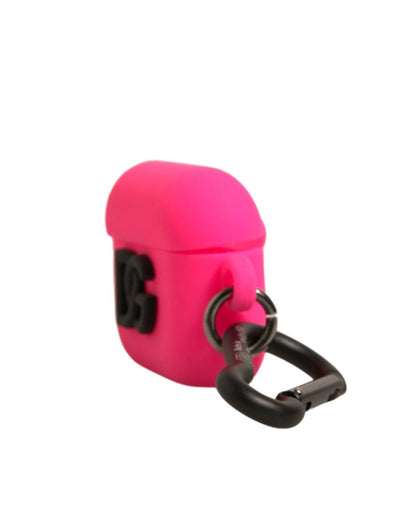 Dolce & Gabbana Rubber & Silicone Earbuds Carrying Case - Pink