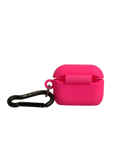 Dolce & Gabbana Rubber & Silicone Earbuds Carrying Case - Pink
