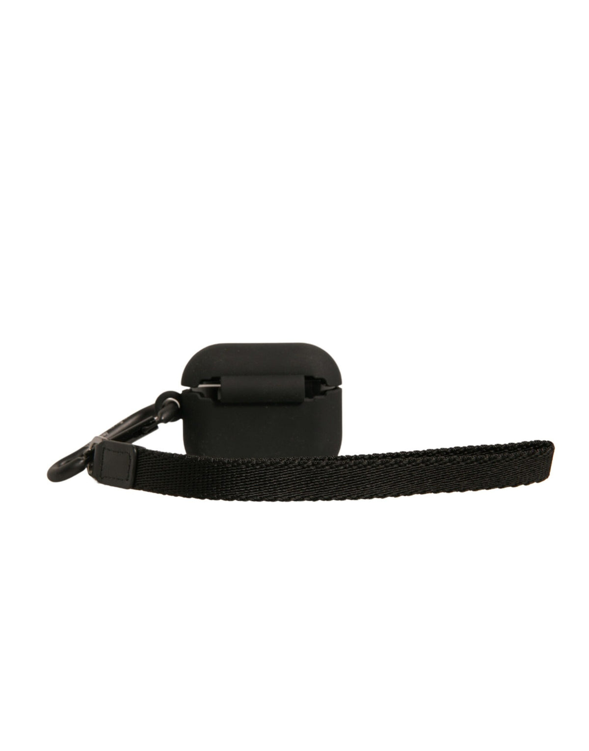 Dolce & Gabbana Rubber & Silicone Earbuds Carrying Case - Black