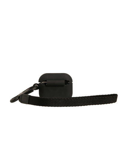 Dolce & Gabbana Rubber & Silicone Earbuds Carrying Case - Black