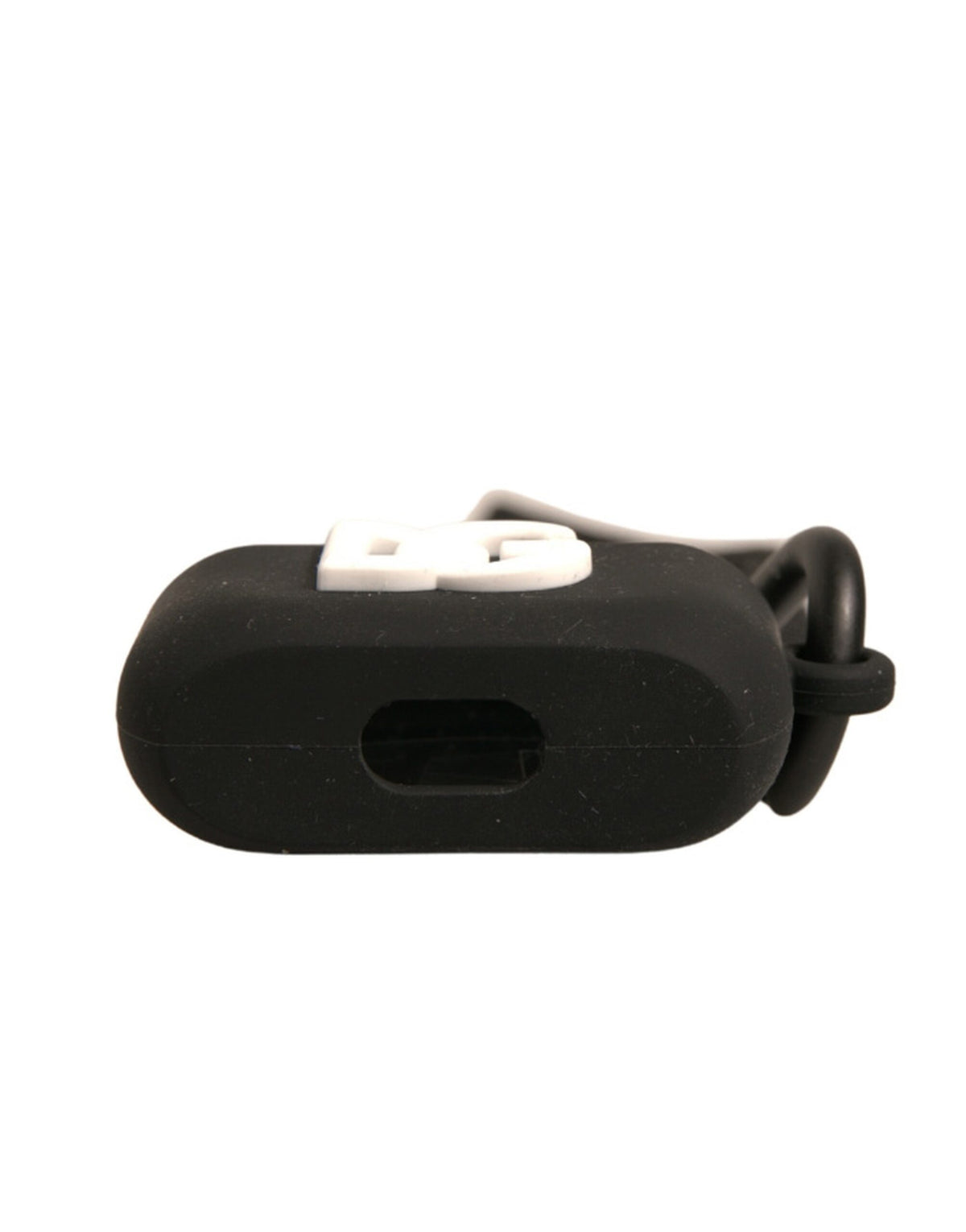 Dolce & Gabbana Rubber & Silicone Earbuds Carrying Case - Black