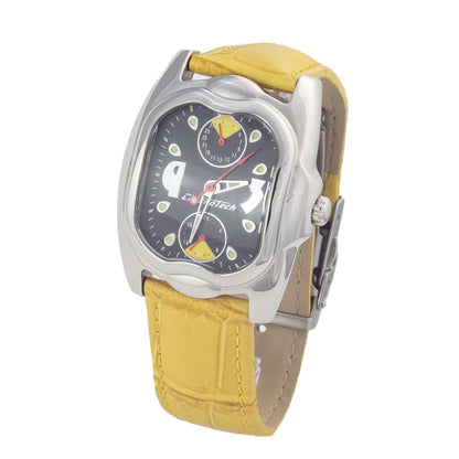 Chronotech Yellow Leather CT7220L02 Ladies Watch