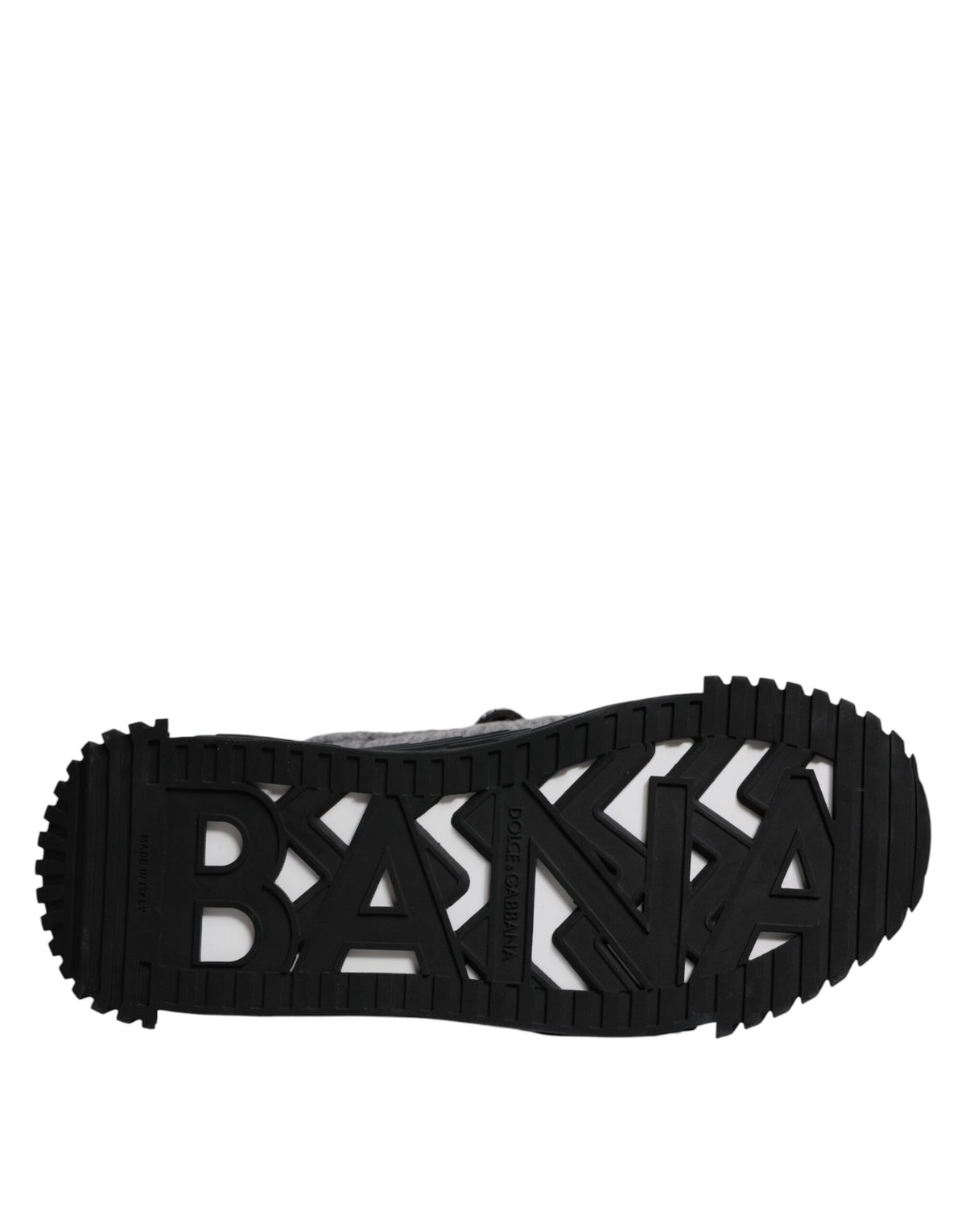 Lace-Up Shoes by Dolce & Gabbana for women in pvc calf leather cotton nylon & wool black & gray features an ergonomic silhouette, perfectly showcasing Women's PVC Calf Leather Cotton Nylon & Wool Lace-Up Shoes with its distinct and elegant .
