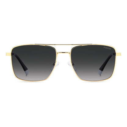 Polaroid PLD4134SXJ5GWJ Gold Men's Sunglasses with Polarized Lens