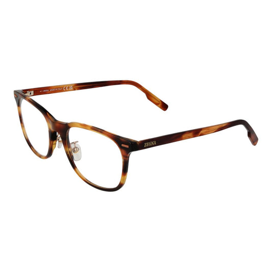 Ermenegildo Zegna Brown Men Optical Frames