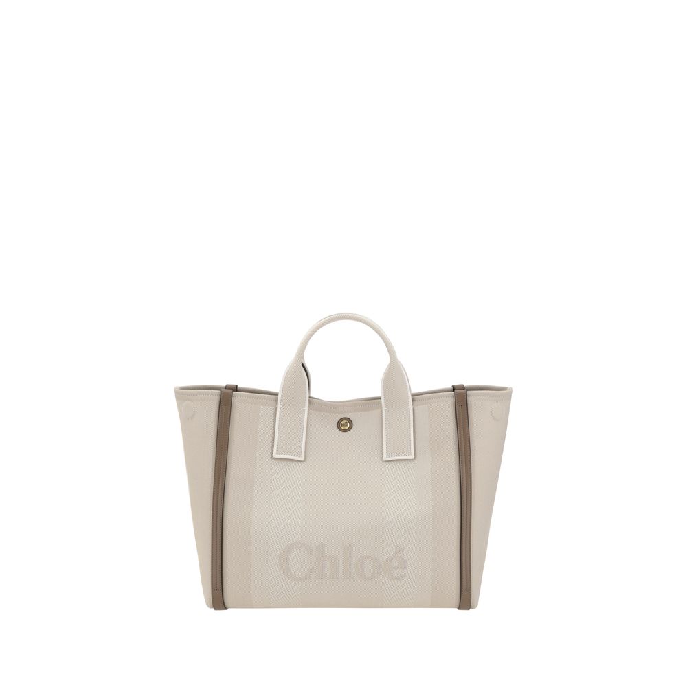 Chloé Beige Carry Handbag