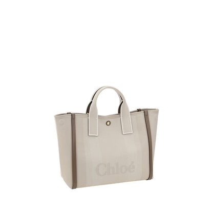 Chloé Beige Carry Handbag