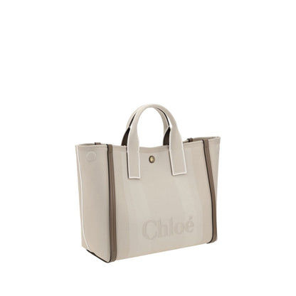 Chloé Beige Carry Handbag