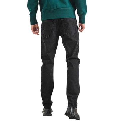 Calvin Klein Jeans Black Cotton Slim Taper Jeans