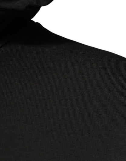 Dolce & Gabbana Men's Regular Fit Cotton Sweatshirt Hoodie - Black