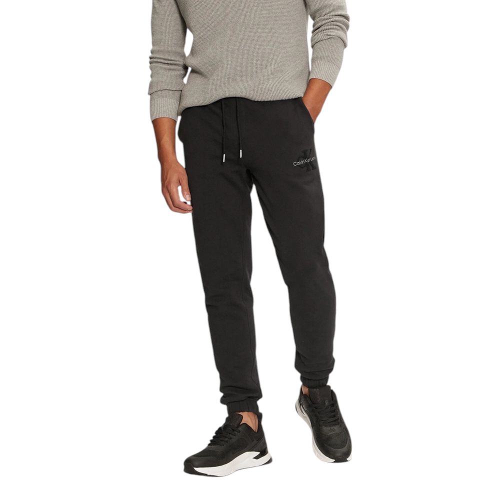 Calvin Klein Jeans Black Organic Cotton Joggers Workout Pant