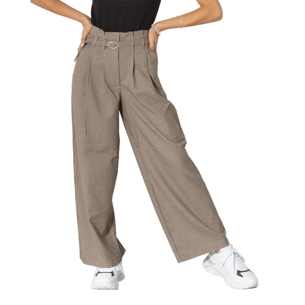 Only Beige Elastane Jeans & Pant